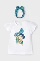 turchese Mayoral t-shirt in cotone per bambini Ragazze