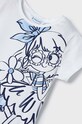 Mayoral t-shirt bawełniany dziecięcy biały 3090.6O.Mini.PPYH