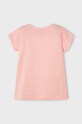 Mayoral t-shirt bawełniany dziecięcy 3090.6O.Mini.PPYH pomarańczowy SS24