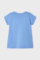 Mayoral t-shirt bawełniany dziecięcy 3090.6O.Mini.PPYH niebieski SS24