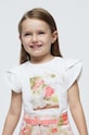 Mayoral t-shirt dziecięcy z elastanem różowy 3091.6E.Mini.PPYH