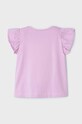 Dziewczynka Mayoral t-shirt dziecięcy 3091.6E.Mini.PPYH fioletowy