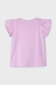 Dziewczynka Mayoral t-shirt dziecięcy 3091.6E.Mini.PPYH fioletowy
