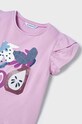 Mayoral t-shirt dziecięcy fioletowy 3091.6E.Mini.PPYH
