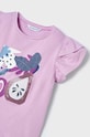 Mayoral t-shirt dziecięcy fioletowy 3091.6E.Mini.PPYH