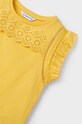 BIMBA Mayoral top di cotone bambino 3094.6C.Mini.PPYH giallo