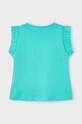 Mayoral top di cotone bambino 3094.6C.Mini.PPYH turchese SS24