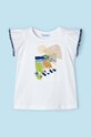 Mayoral tricou de bumbac pentru copii 3096.6G.Mini.PPYH albastru SS24