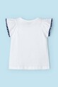 Fete Mayoral tricou de bumbac pentru copii 3096.6G.Mini.PPYH albastru