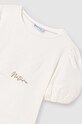 Mayoral t-shirt dziecięcy beżowy 6002.8B.Junior.PPYH