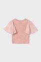 Mayoral t-shirt dziecięcy 6004.8E.Junior.PPYH różowy SS24