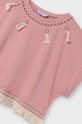 Κοριτσίστικα Παιδικό βαμβακερό μπλουζάκι Mayoral 6006.8E.Junior.PPYH ροζ