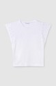 Mayoral t-shirt dziecięcy z elastanem biały 6019.8E.Junior.PPYH