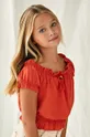 помаранчевий Дитяча блузка Mayoral Для дівчаток
