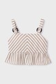 Mayoral top copii 6107.8F.Junior.PPYH bej SS24