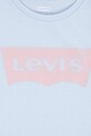 Dziewczynka Levi's t-shirt dziecięcy LVG BATWING TEE 3EK825 niebieski