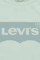 Девочка Детская футболка Levi's 3EK825 зелёный