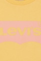 Dievča Detské tričko Levi's 3EK825 žltá
