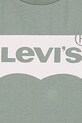 Dziewczynka Levi's t-shirt dziecięcy LVG BATWING TEE 3EK825 zielony