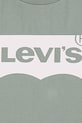 Dziewczynka Levi's t-shirt dziecięcy LVG BATWING TEE 3EK825 zielony