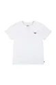 bela Otroška kratka majica Levi's Dekliški