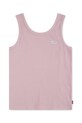 Levi's top dziecięcy LVG MEET AND GREET RIBBED TANK 4EK116 różowy SS26