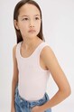 Levi's top dziecięcy z elastanem różowy 4EK116