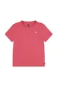 roza Otroška kratka majica Levi's Dekliški