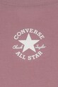 Dziewczynka Converse t-shirt bawełniany dziecięcy 4CD915 różowy