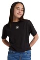 Converse tricou de bumbac pentru copii print negru 4CD915