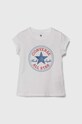 Converse tricou de bumbac pentru copii print alb 368992