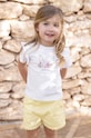Tartine et Chocolat t-shirt niemowlęcy z elastanem biały TY10071.80.94
