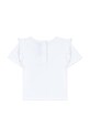 Dziewczynka Tartine et Chocolat t-shirt niemowlęcy TY10071.80.94 biały
