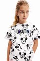 Desigual tricou de bumbac pentru copii print alb 24SGTK22