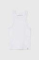 Abercrombie & Fitch top dziecięcy z elastanem biały KI239.4046