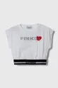 bela Otroška kratka majica Pinko Up Dekliški