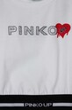 Dziewczynka Pinko Up t-shirt dziecięcy S4PIBGTH155 biały