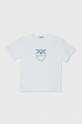 Pinko Up tricou copii imprimeu alb S4PIJGTH056