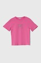 Pinko Up tricou copii imprimeu violet S4PIJGTH056