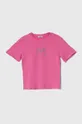 фиолетовой Детская футболка Pinko Up Для девочек
