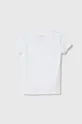Παιδικό βαμβακερό μπλουζάκι Pinko Up λευκό