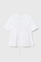 Pinko Up t-shirt dziecięcy S4PIJGTH193 biały SS24