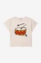 Otroška bombažna kratka majica Bobo Choses oranžna