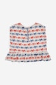Bobo Choses top bawełniany dziecięcy 124AB017 czerwony SS24