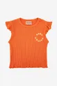 Παιδικό μπλουζάκι Bobo Choses πορτοκαλί