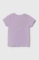 Kratka majica za dojenčka Guess vijolična
