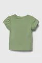 Kratka majica za dojenčka Guess zelena