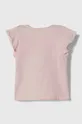 Guess t-shirt niemowlęcy różowy