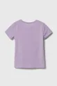 Guess t-shirt dziecięcy fioletowy