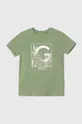 зелений Дитяча футболка Guess Для дівчаток